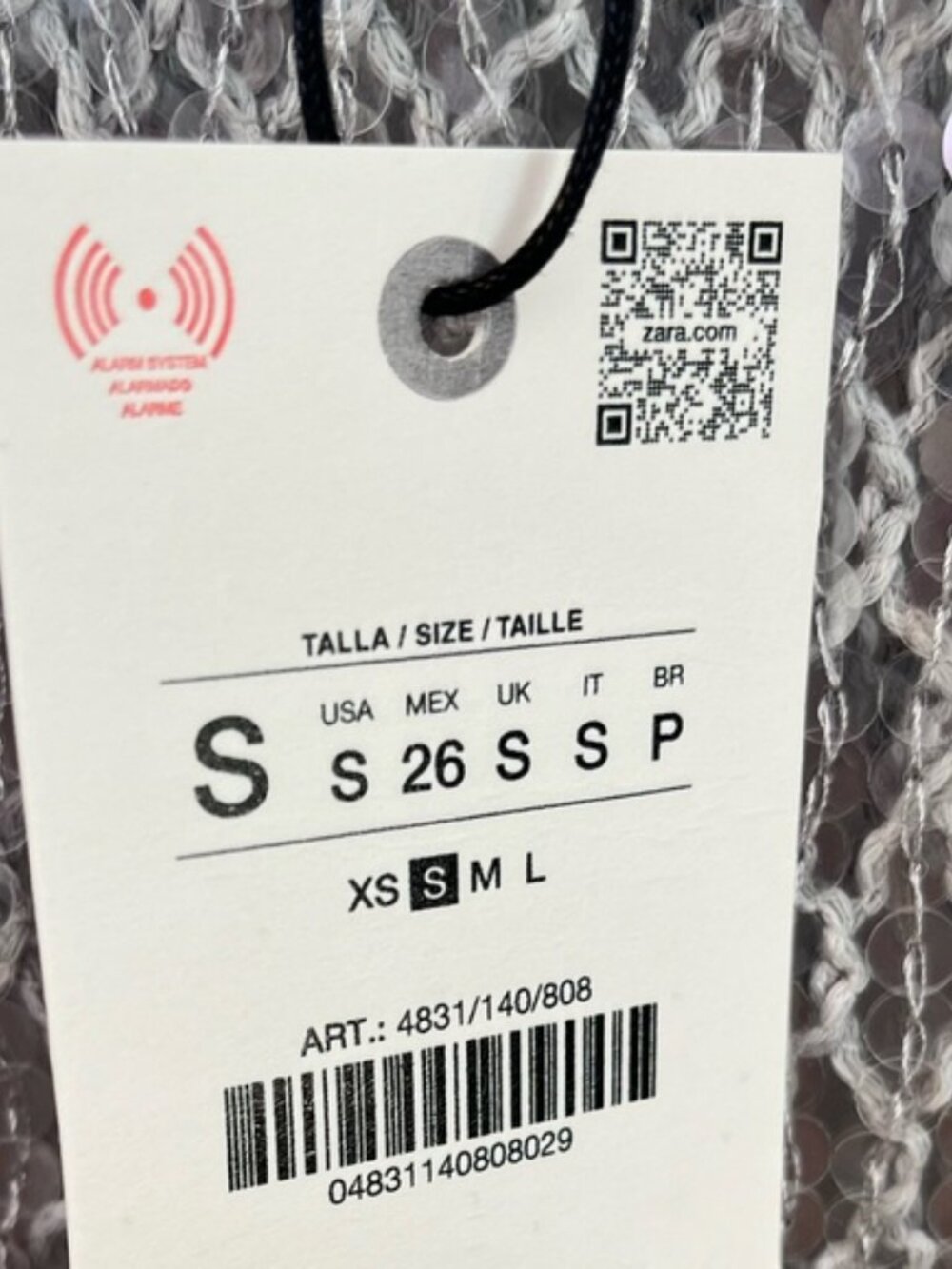 ZARA ZW COLLECTION SEQUIN TOP - Picture 13 of 15